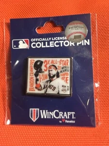 SF Giants Limited Edition Brandon Crawford Celebration Pin 4/26/25 NEW - Picture 1 of 1
