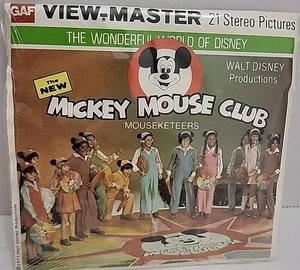 Vintage View-Master Mickey Mouse Club Mouseketeers Rollen - Bild 1 von 2