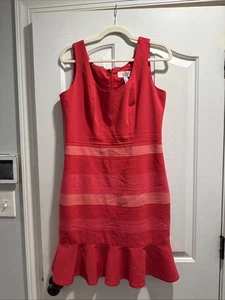 Belle Badgley Mischka Damen ärmelloses A-Linien-Kleid Größe 10 - Bild 1 von 3