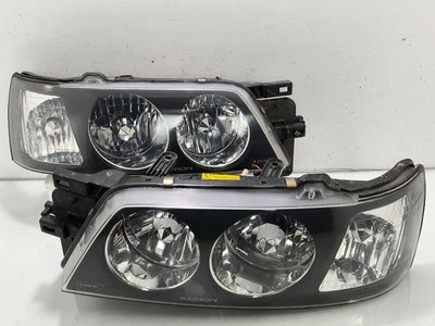 JDM Nissan Bluebird EU14 U14 HID Frontal NEGRO Faro Faro Lámparas Genuino Foto 1 de 4