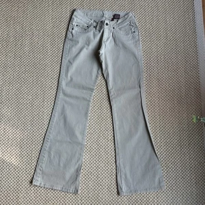 BONGO Let Me B Low Rise Boot Cut Jeans Tan Light Brown  Stretch Jr. 7  30/33 - Bild 1 von 7