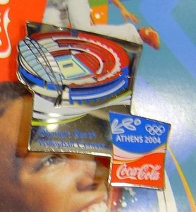 PIN DE VOLEIBOL PLAYA CENTER ESTADIO COCA COLA ATENAS 2004 - Imagen 1 de 1