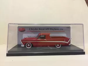 1/43 Trax TRR85 Chrysler Royal AP3 Wayfarer Ute – Red White - Picture 1 of 5