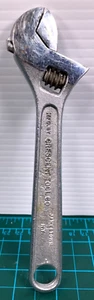 Vintage CRESCENT Tools Crestology 8" Adjustable Wrench Made In USA - Picture 1 of 5