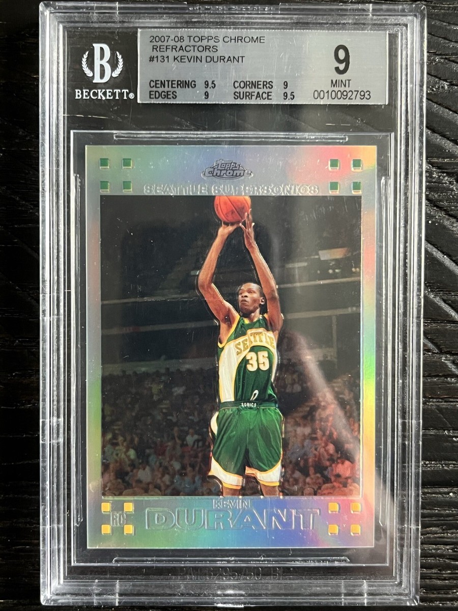 その他 2007-08 Topps Chrome Kevin Durant RC Kevin Durant 2007 Topps Chrome #131 Base Price Guide