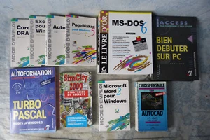 #Sasfepu# Lot Guides, Manuels (Sybex, MA...) PC, MS-Dos, Microsoft, Auto-Cad... - Photo 1/12