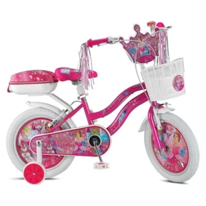 16 zoll Mädchen Fahrrad pink Princess liebevolle Details mit Korb und Koffer .. - Bild 1 von 1