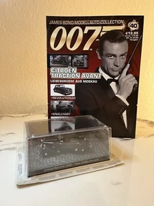 James Bond Modellauto-Collection Nr. 40 Citroën Traction Avant mit Heft NEU - Bild 1 von 7
