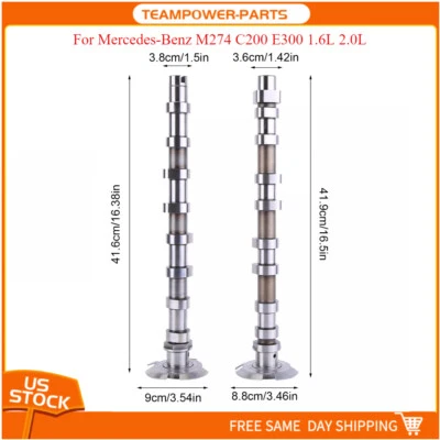 NEW Intake & Outlet Camshaft Kit For Mercedes-Benz M274 C200 E300 1.6L 2.0L Foto 1 de 4