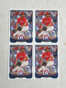YU DARVISH LOT OF 4 2012 Bowman FLAGSHIP BASE RC's #50! QTY AVAILABLE! HUGE SALE - Picture 1 of 3