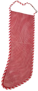 25" MALLA DE NAVIDAD MEDIA Red Roja Colgante Juguete Relleno Calcetín Largo Regalo Bolso Grande - Imagen 1 de 3