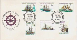 AAT - Barcos de la Antártida (Serie III) (AP Davis Base FDC) 1982 - Imagen 1 de 1