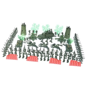 167 pcs Kinder Plastik Soldaten Satz Militär Armee Figuren Kinder Spielzeug - Bild 1 von 12