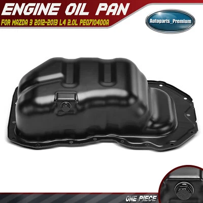 1x cárter de aceite de motor para Mazda 3 2012-2013 L4 2,0 L aspiración natural PE0710400A Foto 1 de 4