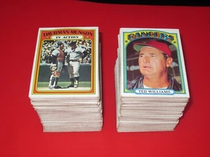 1972 Topps Baseball Sie wählen 10 komplett Ihr Set EX + Lot HI # STARS wählen - Bild 1 von 5