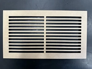 Custom MDF 3/8 Vent Cover 14x8, for duct size 12x6 - Picture 1 of 1