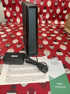 Arris DG3450 Docsis 3.1 Cable Gateway Modem/Router Black (Renewed) - Image 1 of 4