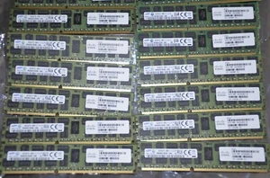 Lot Of 16 Samsung DDR3 1866MHz 16GB 2Rx4 PC3-14900L M393B2G70DB0-CMA ECC 256GB - Picture 1 of 4