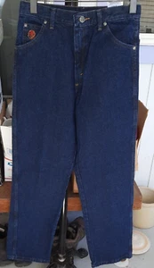 Boys Youth Wrangler 20x Blue Jeans Size 16 reg adj waist - Picture 1 of 5