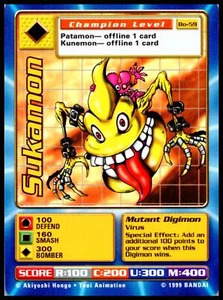 Digimon Champion Sukamon Bo-59 1999 casi nuevo/lp - Imagen 1 de 2