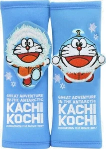 Doraemon Car Seat Belt Covers Kachi Kochi Collection out of production rare pair - Picture 1 of 1