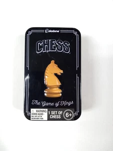 Paladone Mini Chess Set The Game of Kings Black Case 2 Players Fun 6+ New - Picture 1 of 2
