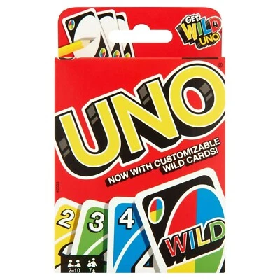UNO Card Games, Friends/Family/Kids Playing Card Game, Family Fun Entertainment - Image 1 of 3