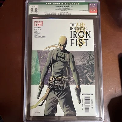 The Immortal Iron Fist 3 CGC 9.8 3/07 , MANUFACTURING ERROR COVER, {CGCB3} - Image 1 of 4