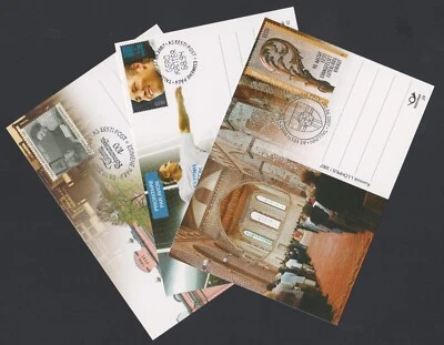 Estonia Cover 2007 Pre-paid Stationary Card #39-41 CTO FDC XF Z4118 - Image 1 of 4