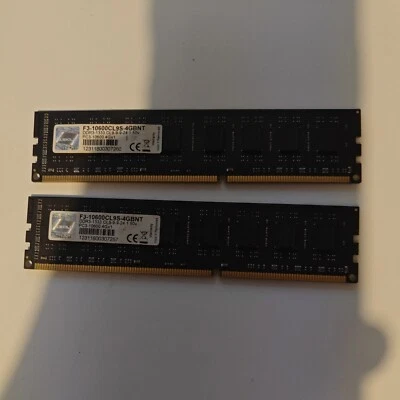 X2 G.Skill F3-10600CL9S-4GBNT 4GB PC3-10600 DDR3-1333 Desktop RAM - Image 1 of 3