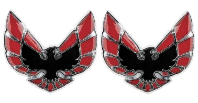 前挡泥板鸟徽章套装适用于 1970 - 1973 庞蒂亚克 Firebird 美国制造 — 第 1/4 张图片