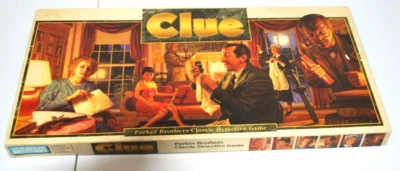 VINTAGE Clue COMPLETE Parker Brothers 1992 Classic Detective Board Game - Image 1 of 4
