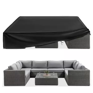 Patio Furniture Covers Extra Large Outdoor Furniture Set Covers 124"x63"x29" Wat - Picture 1 of 6