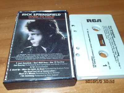 Hard To Hold Soundtrack Recording By Rick Springfield (Cassette 1984 RCA) - Image 1 of 2