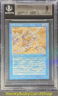 MTG Legends 1994 Wall of Vapor BGS 9.0 MINT Old School 93/94 - Image 1 of 4