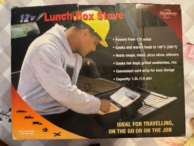 Estufa fiambrera Koolatron 12V clásica negra calefacción 1,6 cuartos (1,5 L) nueva en caja Foto 1 de 4