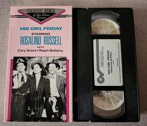 His Girl Friday starring Rosalind Russell, Cary Grant, Ralph Bellamy (VHS, 1989) - Picture 1 of 2