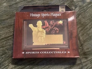 Michael Jordan Vintage Sports Plaque - 6x8 Authentic Collectible - Upper Deck - Picture 1 of 2