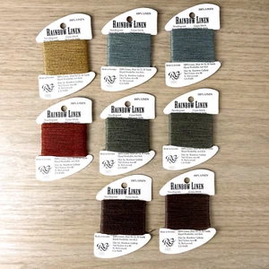 Rainbow Gallery Rainbow Linen thread - 8 cards - Picture 1 of 6