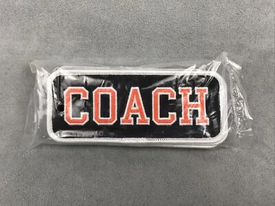 Lot of 10 Black & Orange COACH Patches 5" x 2" NEW in PACKAGE - Image 1 of 2