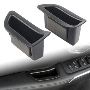 Bandeja de almacenamiento reposabrazos con manija de puerta delantera de coche 2 piezas para Volvo V40 2013-2018 - Imagen 1 de 10