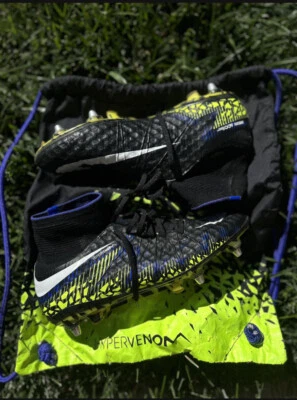 Nike Hypervenom Phantom II 2 SG-Pro ACC Soccer Cleats Men's 747489 018 Sz 7 US - Image 1 of 4