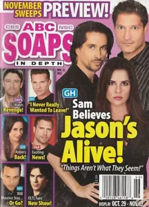 ABC Soaps In Depth Nov 12, 2012 MICHAEL EASTON-STEVE BURTON-IAN BUCHANAN-BREGMAN - Picture 1 of 1