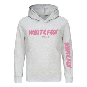 Kids Hoodies White Black Fox Jumper Christmas Tree Sweatshirt Pullover Top Gift - Picture 1 of 34