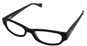 Lucky Big Kids Ophthalmic Eyeglass Soft Rectangle Pretend Plastic Black 46mm - Picture 1 of 13