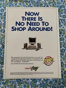 Vintage 1996 Computer City Print Ad Retail Price Guarantee - Picture 1 of 7
