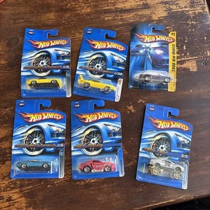 Lot Of 6 Hot Wheels Cars 1970 Barracuda Superbird 1968 Mustang Monte Carlo  - Picture 1 of 7