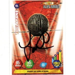 Doctor Who Trading Card Panini Alien Armies #105 Signed by ZOE THORNE - Picture 1 of 1