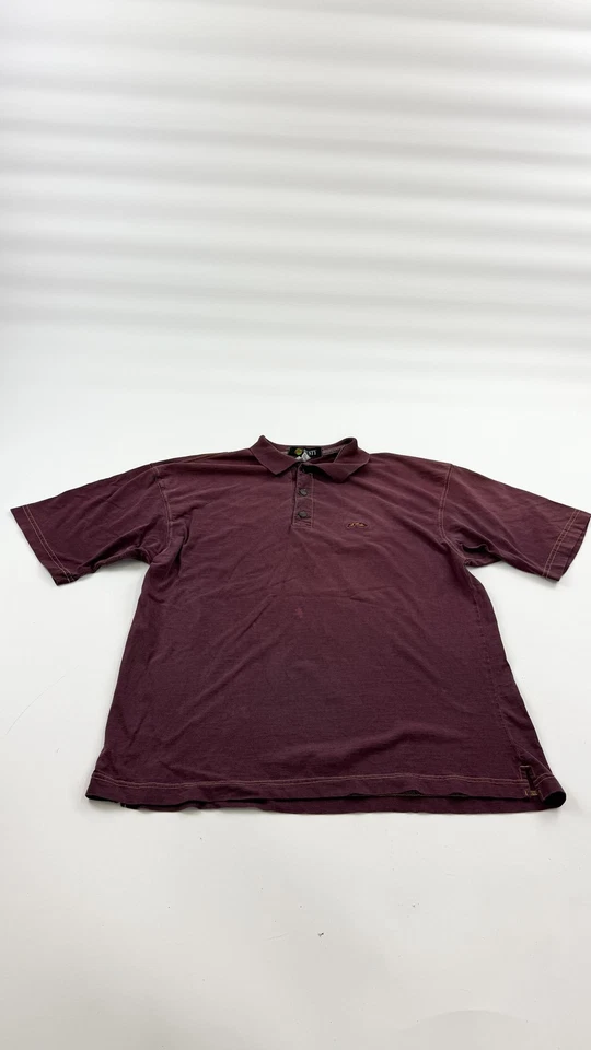 Vintage Rusty Polo Shirt Mens XL Purple Made USA 100% Cotton Skater Surf 90s - Image 1 of 4