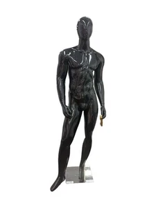 Male Fiberglass Full Mannequin Black and White H-190cm Display Clothings uk - Picture 1 of 5